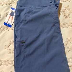 32 Degrees Women's tech tennis Skirt in Blue inner layer shorts